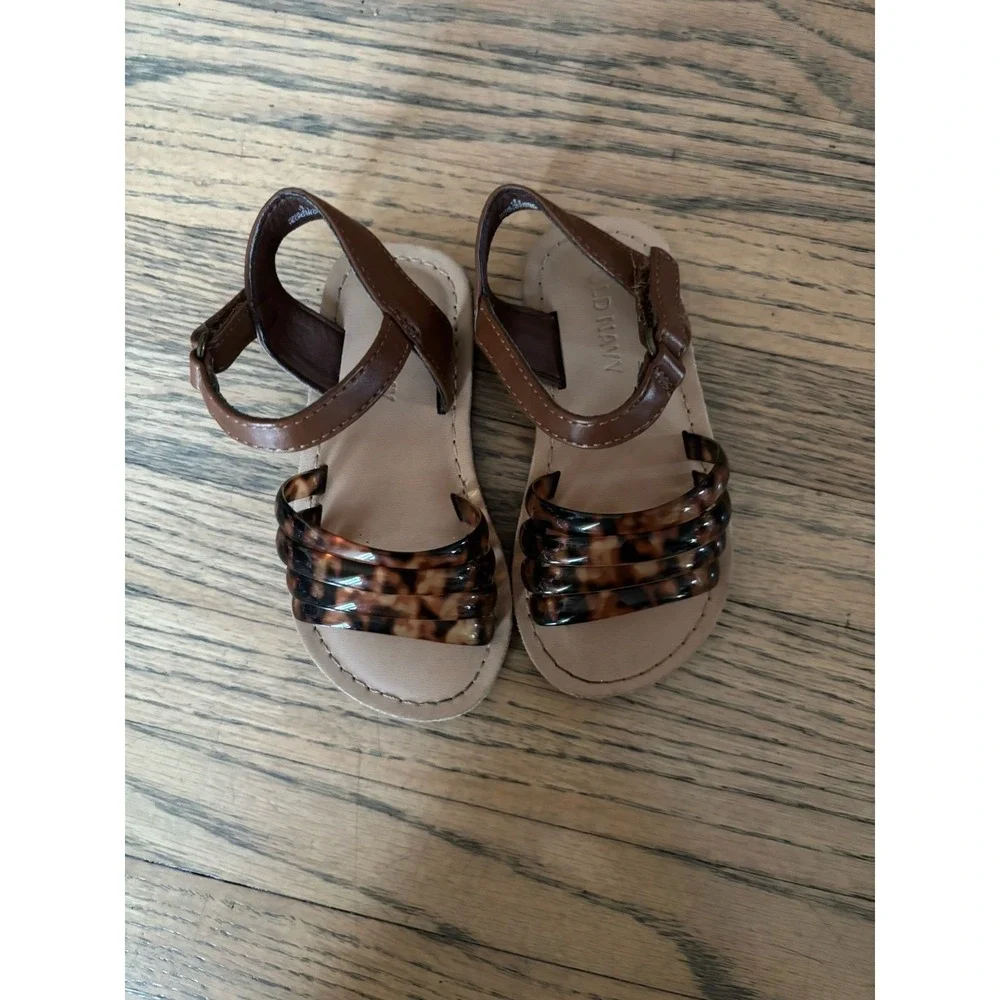 Old‎ Navy Girls Kids Sandals Brown Size 6